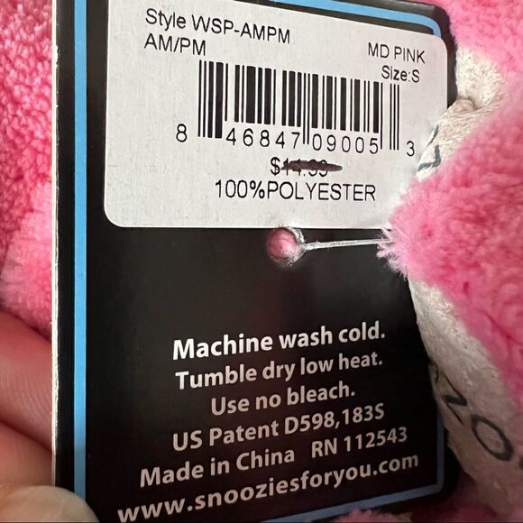 NWT Snoozers AM PM Coffee and Wine Slippers size 5/6 Small - Picture 6 of 7